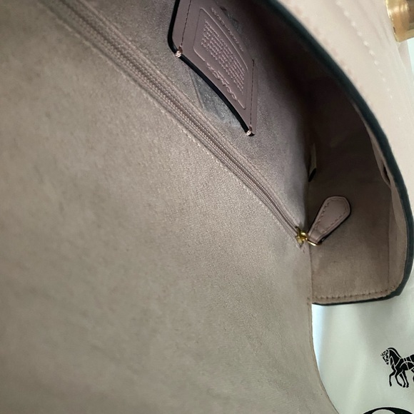 Coach Marlie Top Handle Satchel In Colorblock With Border Quilting - Picture 9 of 11